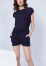 Short en coton cachemire- Harem