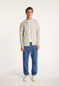 Chemise manches longues en lin cachemire - Bazar