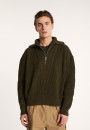 Large organic cotton trucker neck sweater - Bill