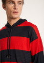 Two-tone hoodie in slub linen - Philip