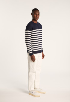 Pull marinière en coton - Iris