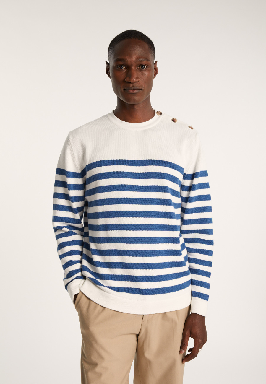 Pull marinière en coton - Iris Pull marinière en coton - Iris