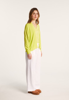 Slub linen vest - Louisa