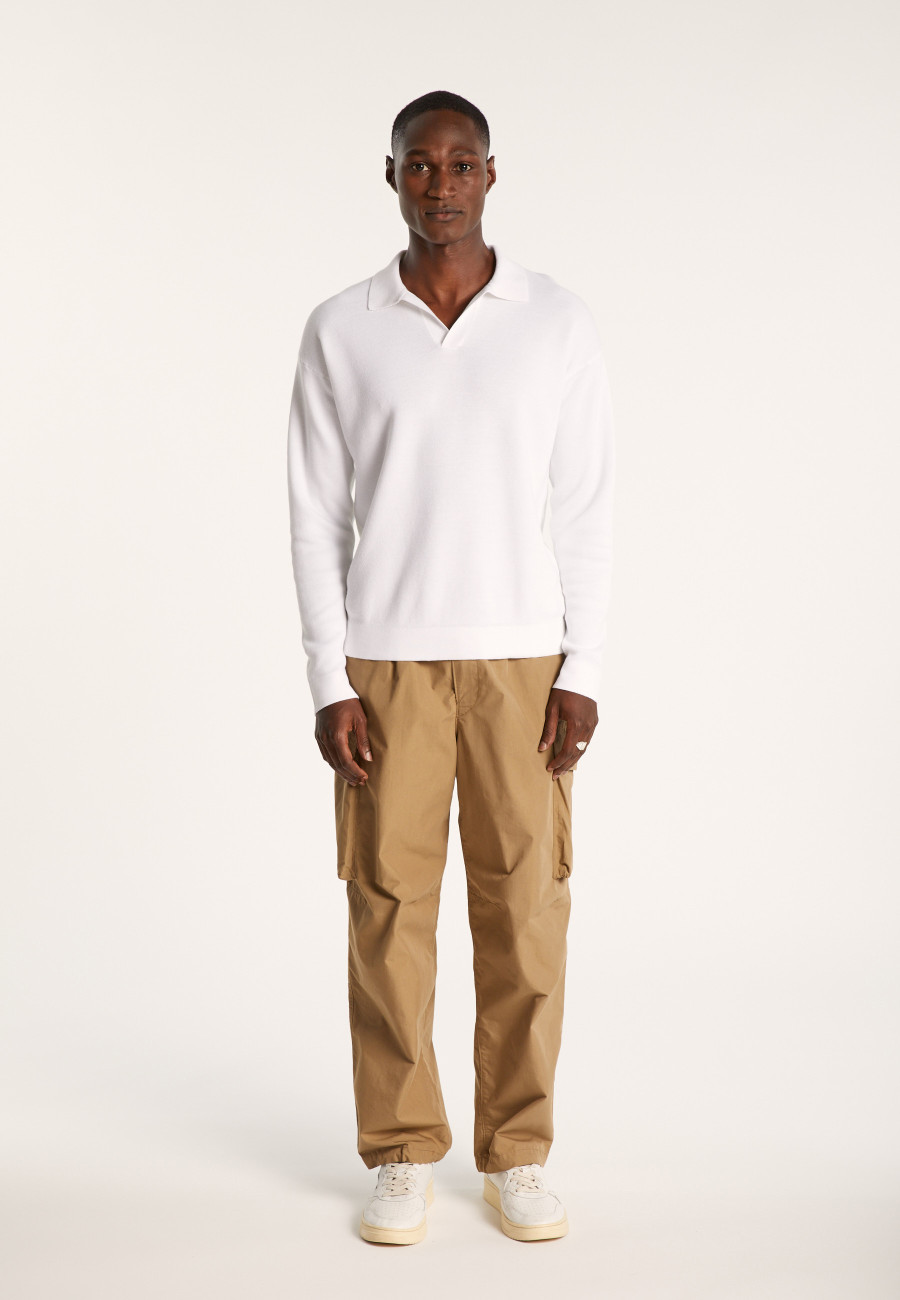 Polo manches longues en coton - Ido Polo manches longues en coton - Ido