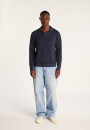 Polo manches longues en coton - Ido