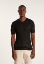 T-shirt col V en lin flammé - Reuben