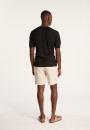 T-shirt col V en lin flammé - Reuben