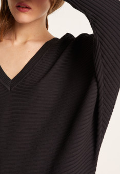 Pull en coton manches chauve-souris - Lison