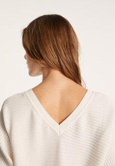 Pull en coton manches chauve-souris - Lison