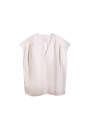 T-shirt col V en lin - Dala