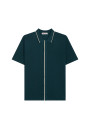 Short-sleeved shirt in Fil Lumière - Roman