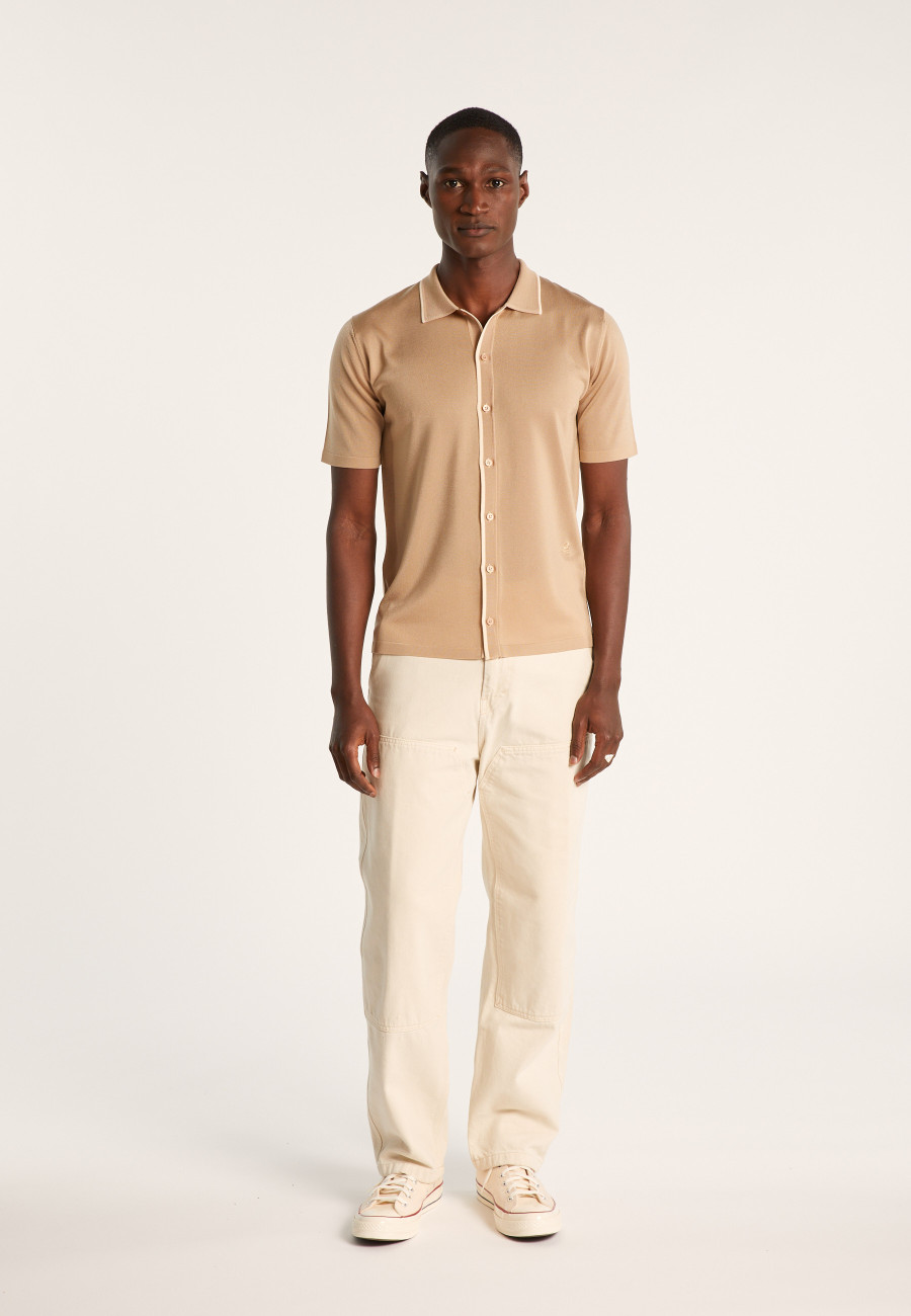 Chemise manches courtes en Fil lumière - Roman Chemise manches courtes en Fil lumière - Roman