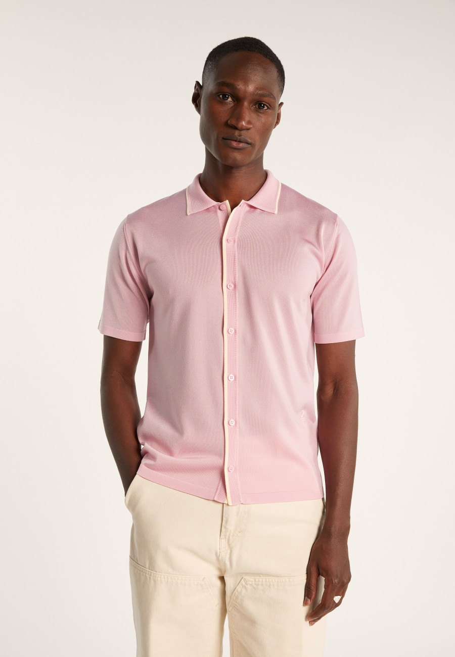 Chemise manches courtes en Fil lumière - Roman Chemise manches courtes en Fil lumière - Roman
