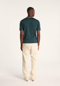 Short-sleeved shirt in Fil Lumière - Roman