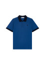 Polo bicolore en coton bio - Ignacio