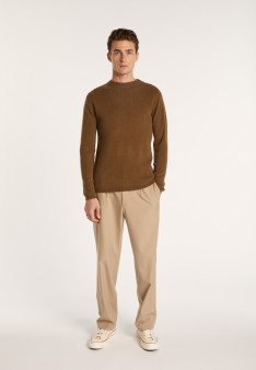 Pull ras du cou en cachemire Fernand