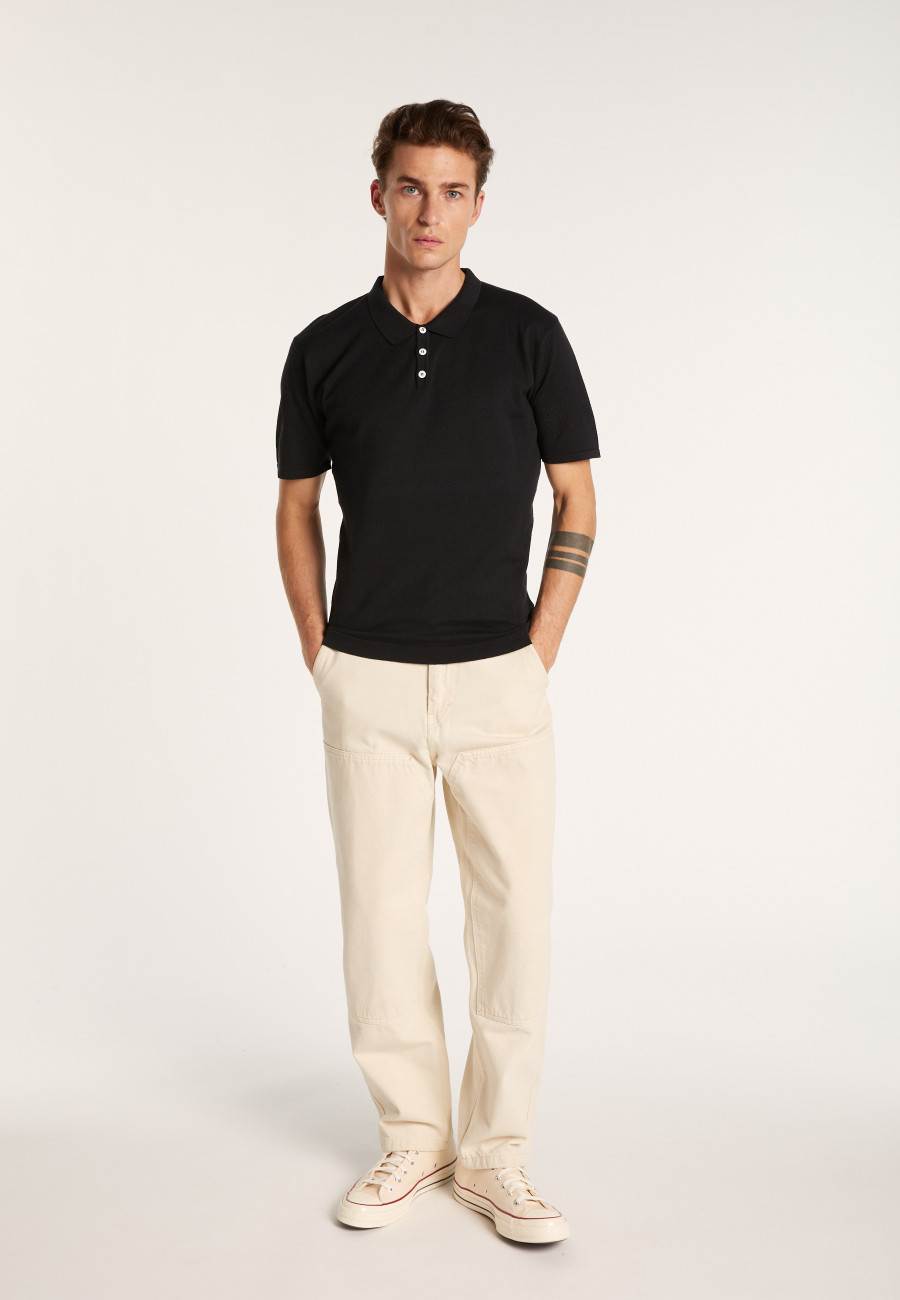 Polo en coton et soie - Lenny 6410 Polo en coton et soie - Lenny 6410