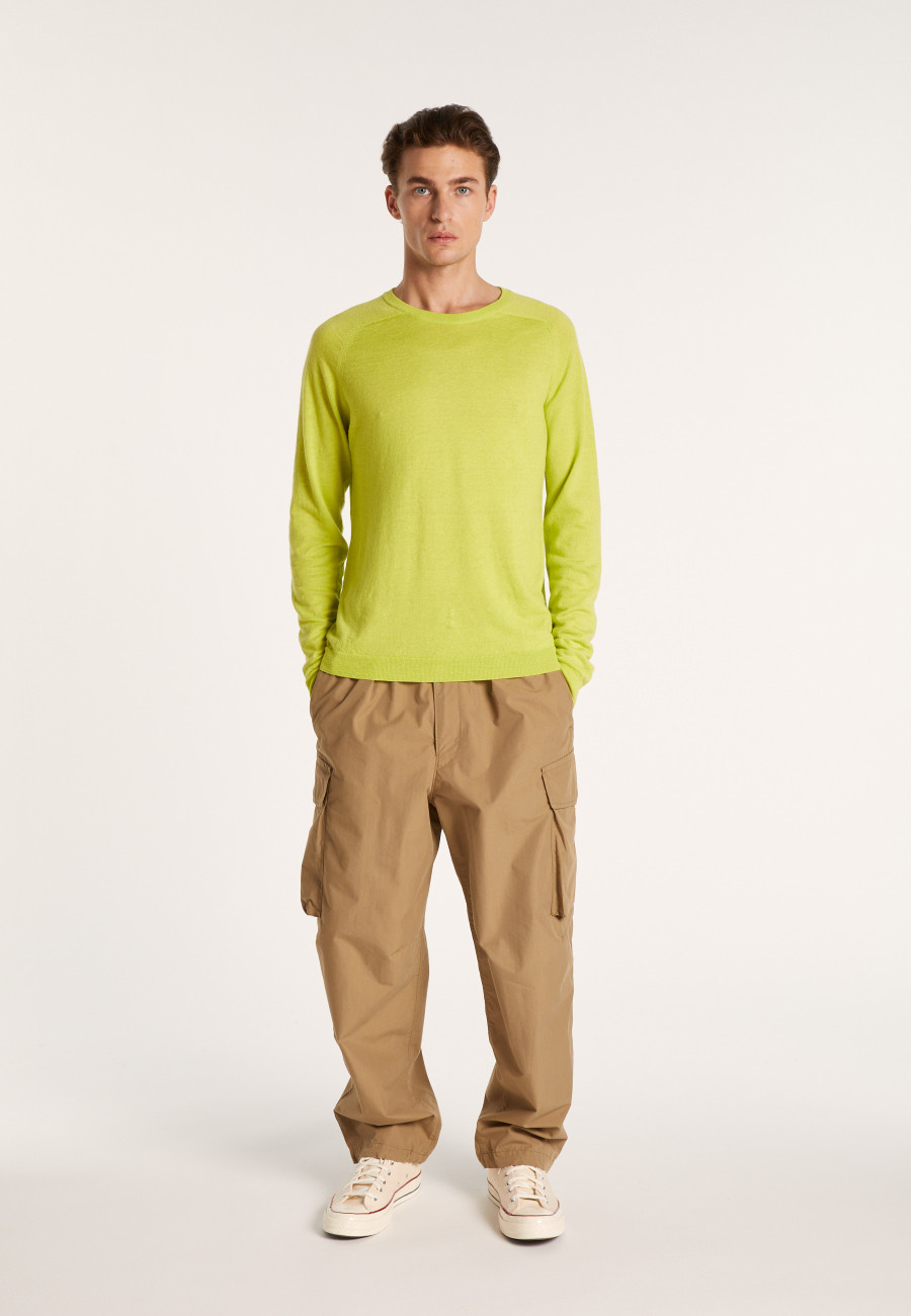 Pull col rond en cachemire et lin - Bandit 6852 Pull col rond en cachemire et lin - Bandit 6852