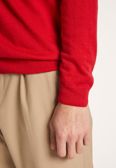 Pull col rond en cachemire et lin - Bandit 6880