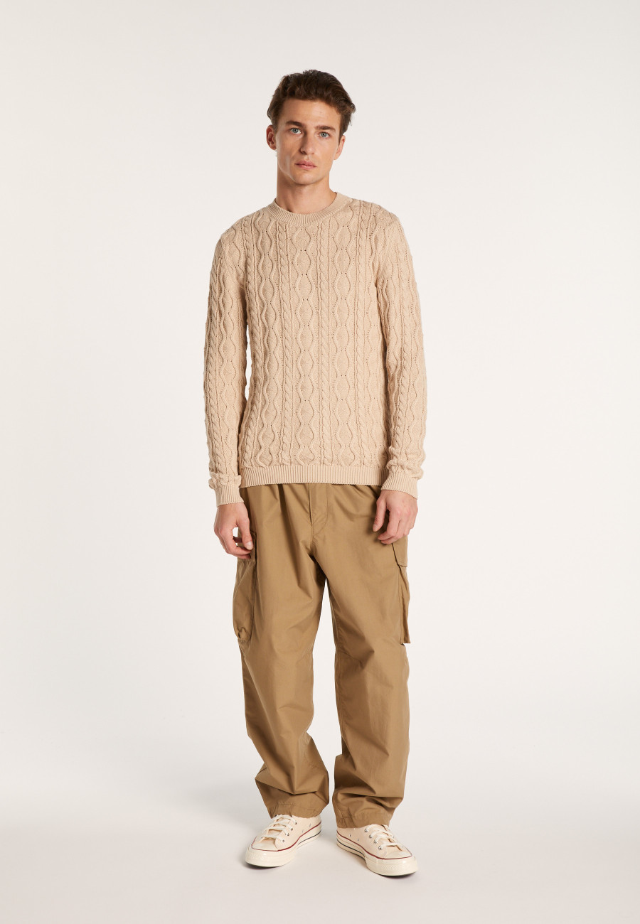 Pull torsadé en coton - Dublin Pull torsadé en coton - Dublin