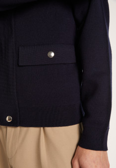 Veste à poches en laine - Leopol