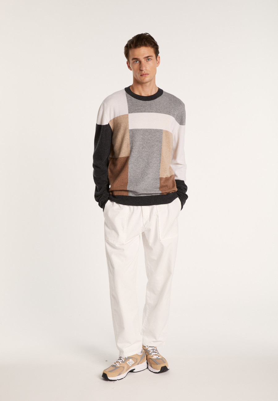 Geometric cashmere sweater - Lima Geometric cashmere sweater - Lima