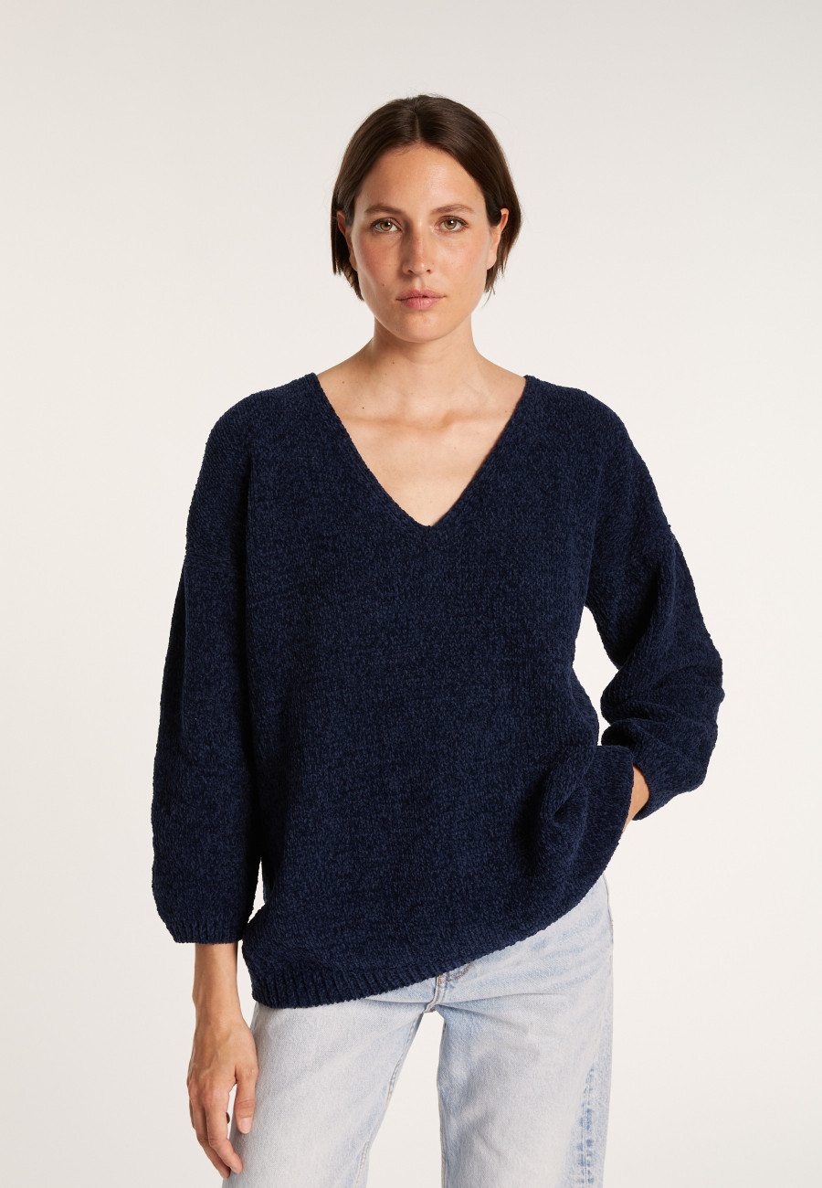 Pull en coton col V - Mariette Pull en coton col V - Mariette