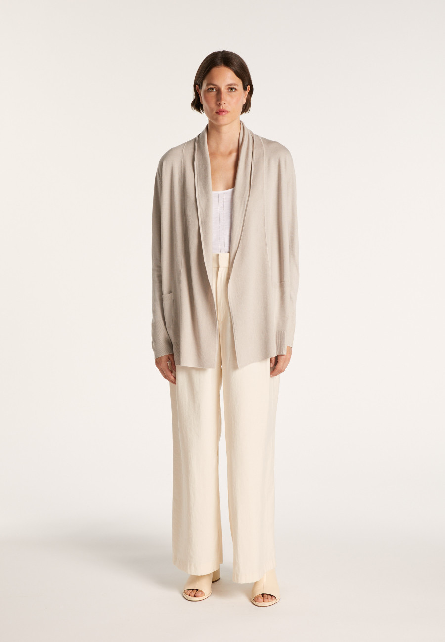 Wool and viscose cardigan - Agatha Wool and viscose cardigan - Agatha