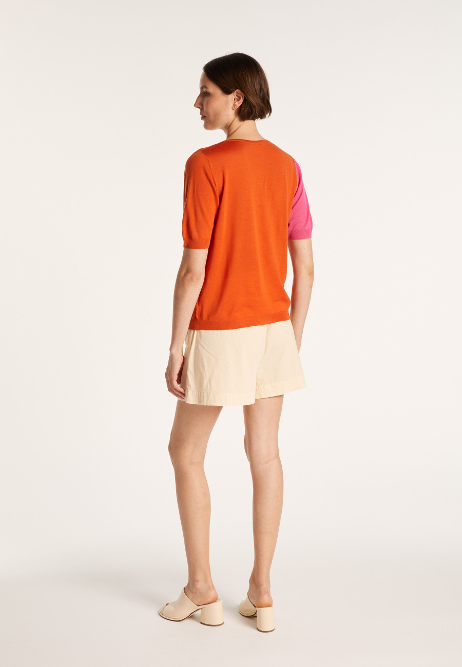 T-shirt bicolore col V - Jackie T-shirt bicolore col V - Jackie