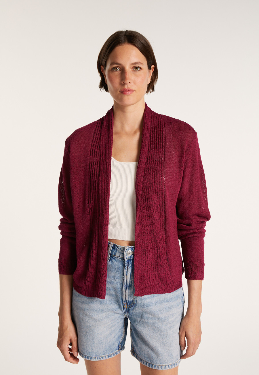 Short jacket with shawl collar - Maddy Short jacket with shawl collar - Maddy