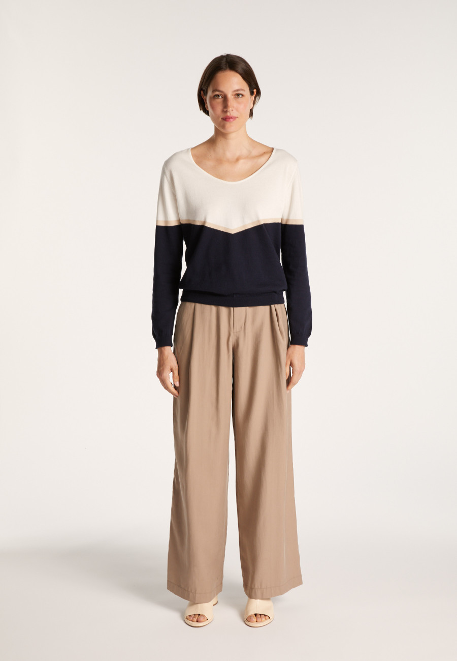 AUDREY - Marine/Beige/Blanc 6955 Bleu Marine AUDREY - Marine/Beige/Blanc 6955 Bleu Marine