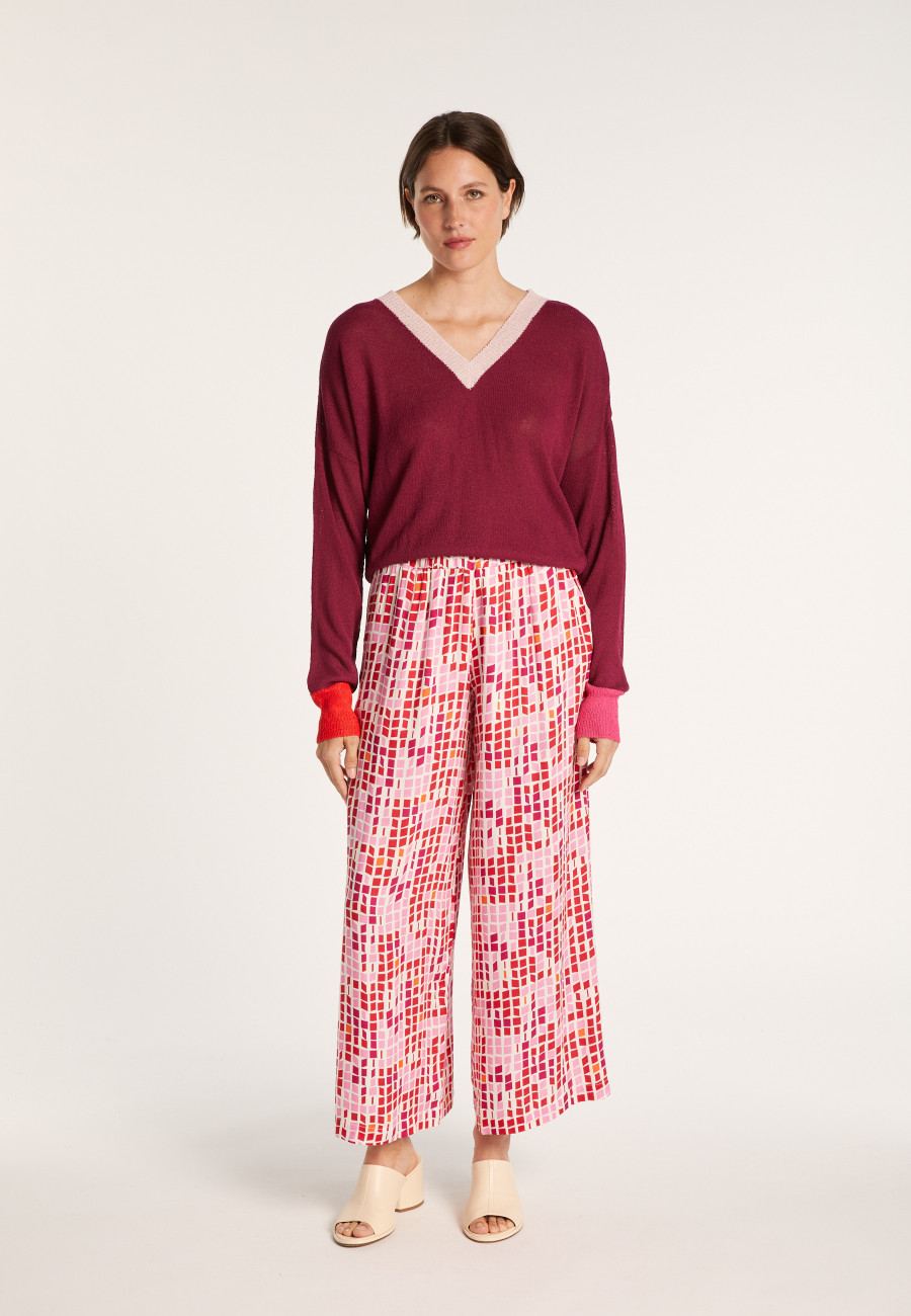 Pants with mosaic patterns - Agadir Pants with mosaic patterns - Agadir