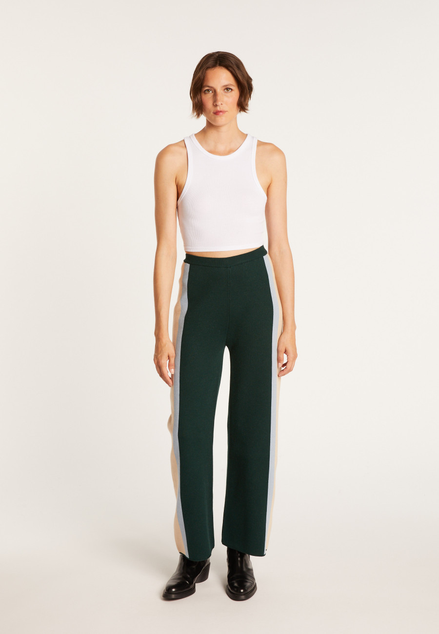 Pantalon sporty en coton cachemire - Palmyre Pantalon sporty en coton cachemire - Palmyre