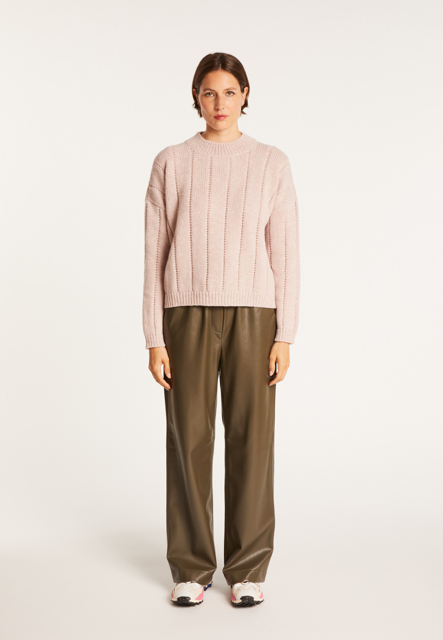 Round-neck wool and nylon sweater - Gustave Round-neck wool and nylon sweater - Gustave