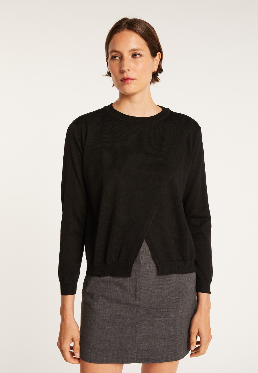 Double-breasted wool sweater Fredi Double-breasted wool sweater Fredi