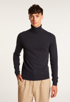 Pull col roulé en cachemire Felipe