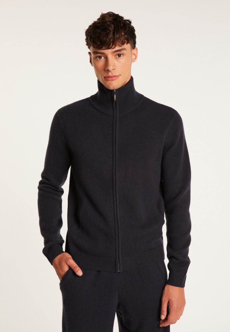 Cashmere zipped waistcoast - François Cashmere zipped waistcoast - François