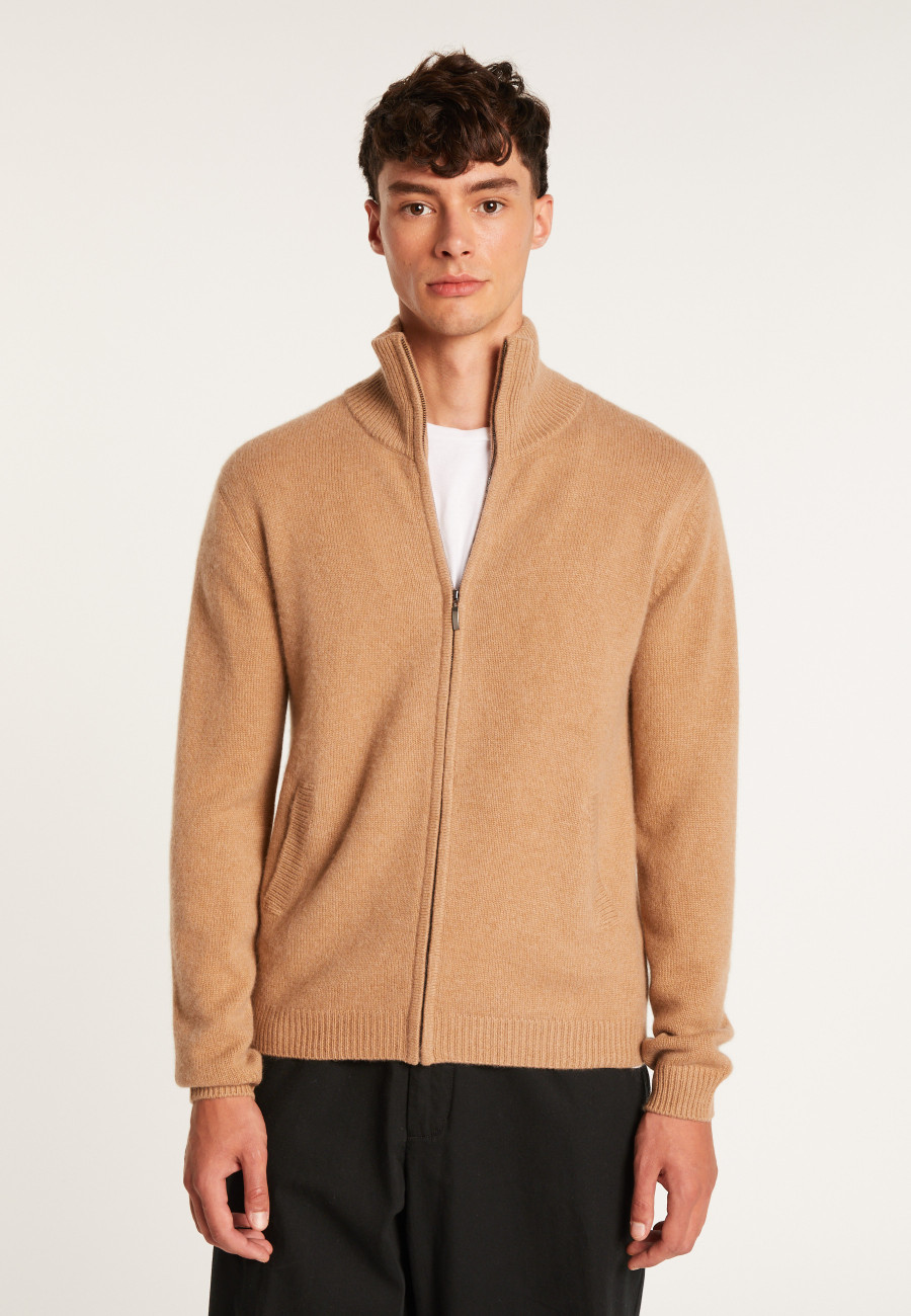 Cashmere zipped waistcoast - François Cashmere zipped waistcoast - François