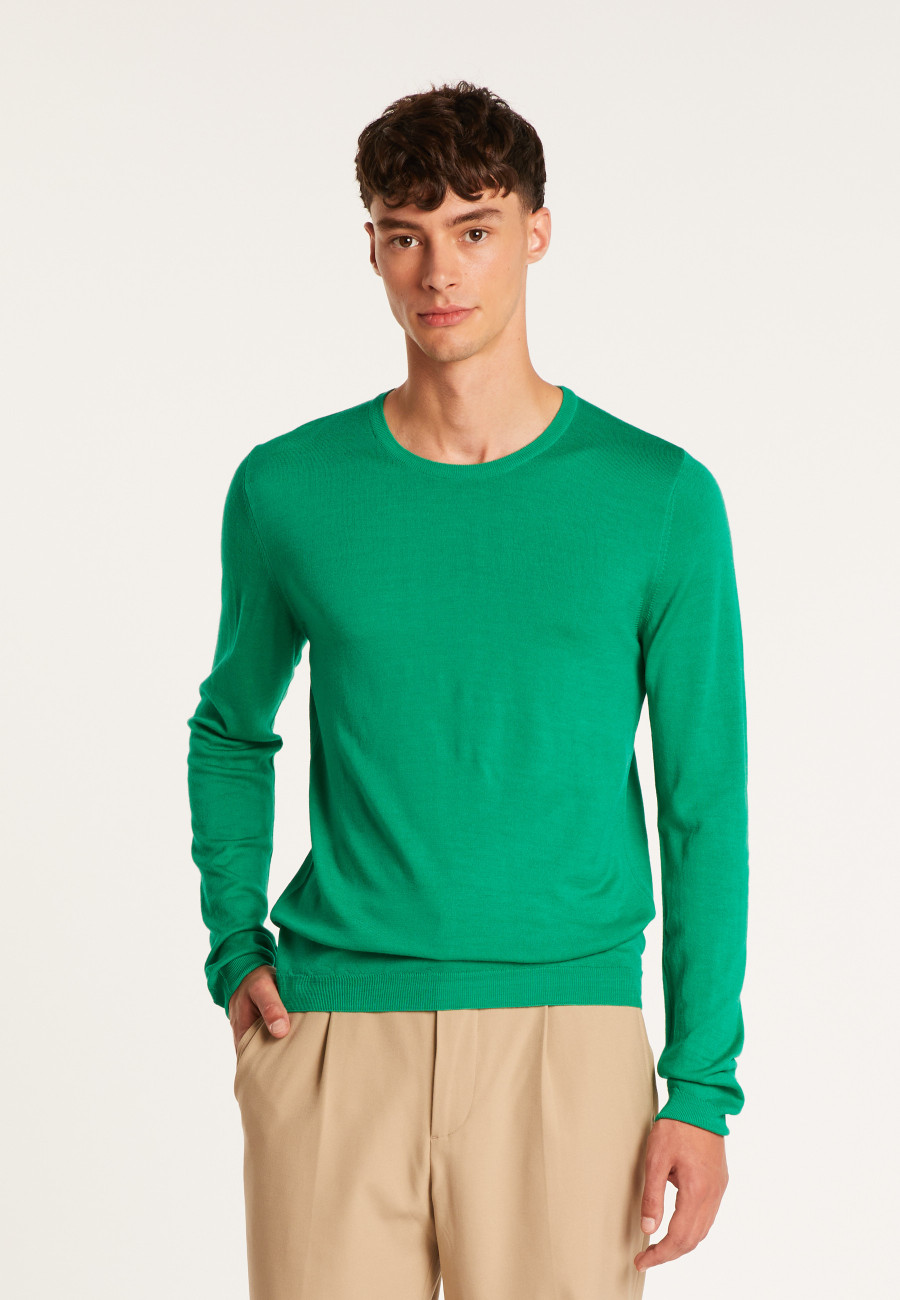 Pull col rond en laine - Luciano Pull col rond en laine - Luciano