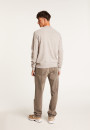 Two-tone cashmere sweater with raglan sleeves - Amalfi