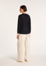 Cardigan à poches en lin flammé - Bao 7240