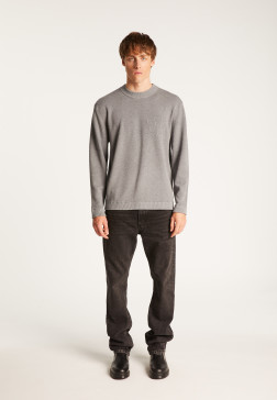 Pull col rond en viscose et laine - Thimothée