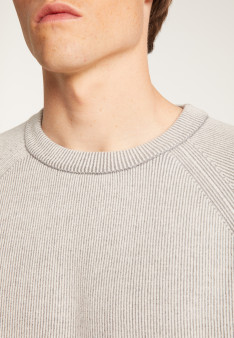 Pull col rond en laine mérinos  - Tino