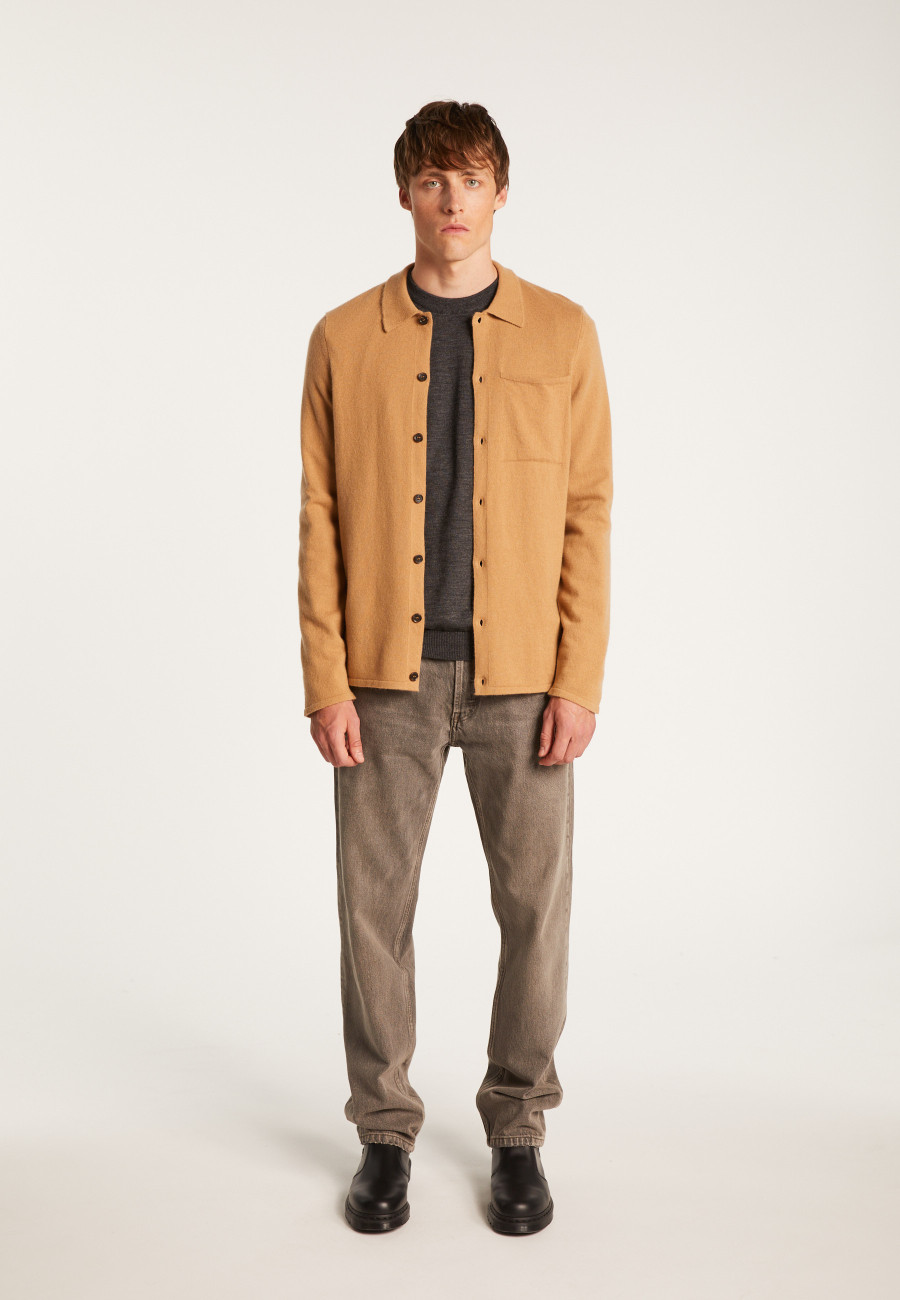 Cashmere Overshirt - Tahim Cashmere Overshirt - Tahim