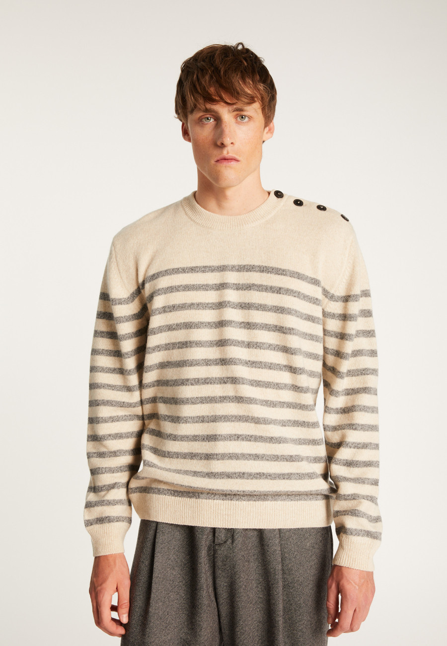 Wool and cashmere sailor top - Tom Wool and cashmere sailor top - Tom