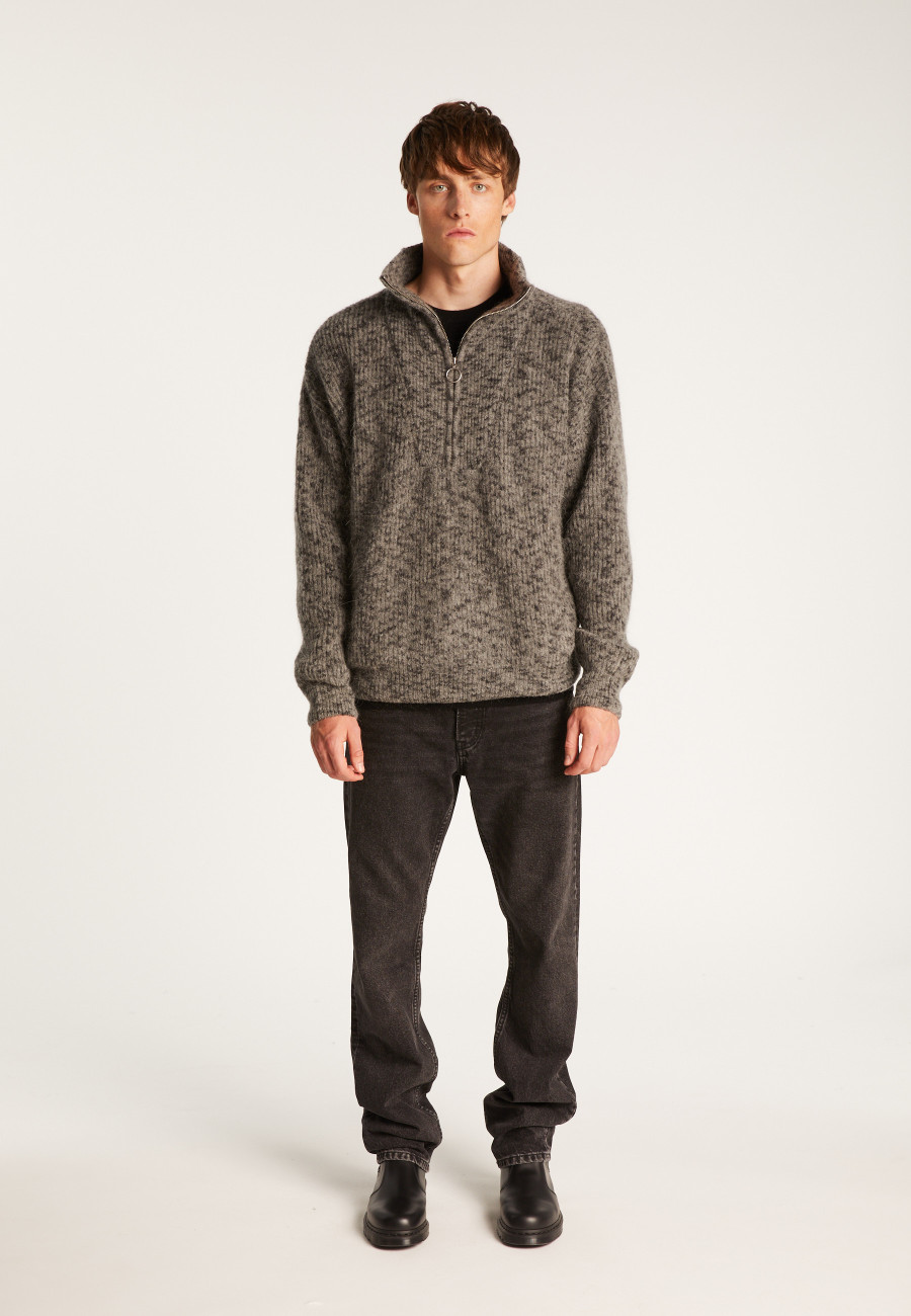 Unisex mohair trucker sweater - Tenessy Unisex mohair trucker sweater - Tenessy