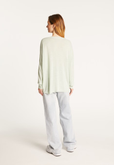Pull léger emmanchure basse en lin flammé-Beja
