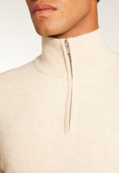 Cashmere trucker trui - Emile