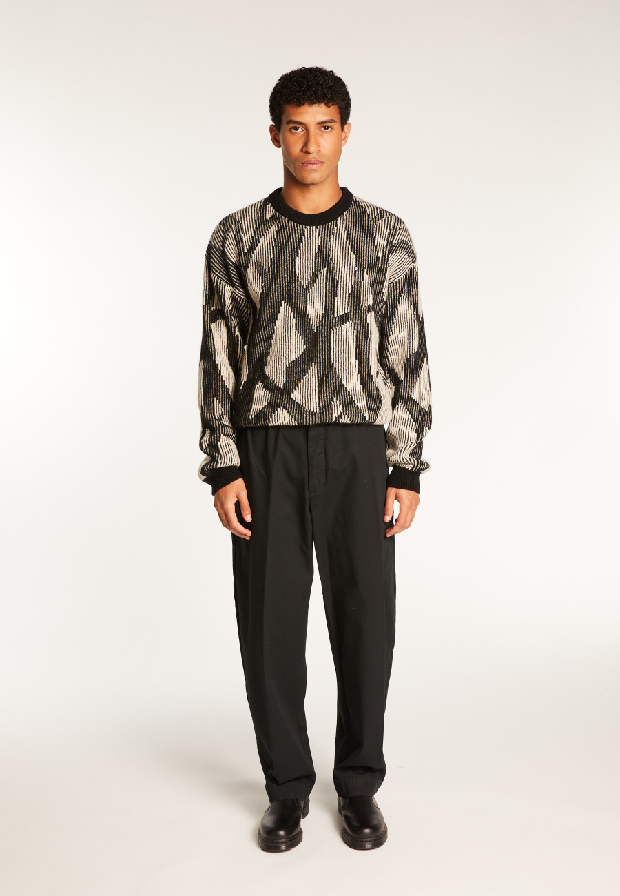 Wool and cashmere crewneck sweater - Tanguy Wool and cashmere crewneck sweater - Tanguy