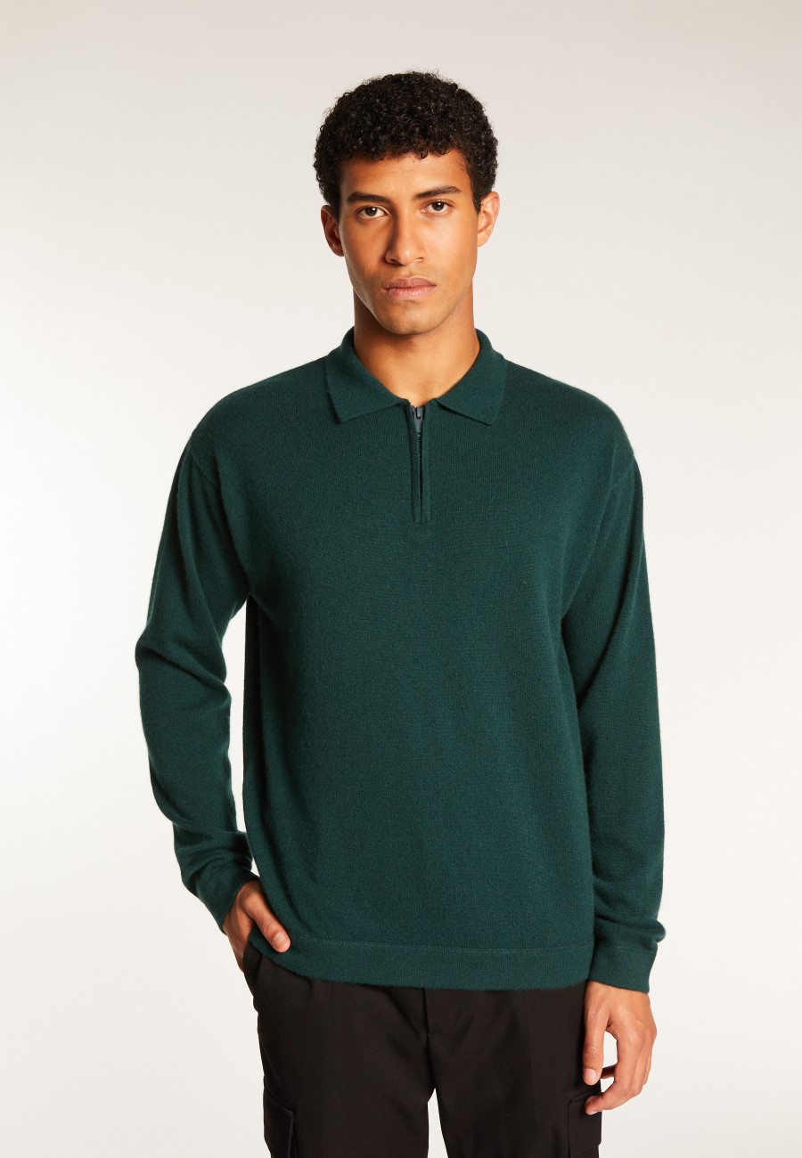 Polo col zippé en cachemire - Taylor Polo col zippé en cachemire - Taylor